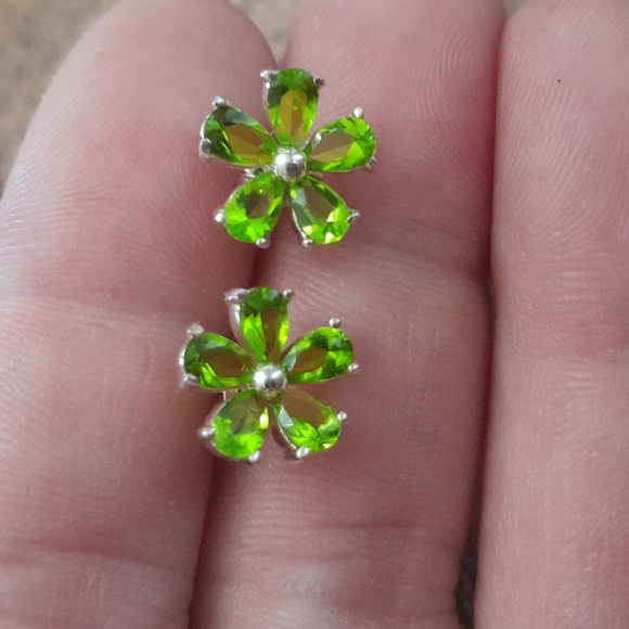 925 peridot set - Picture 2 of 4